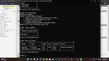 Ep2_ MySQL การสร้างตารางประเภทสินค้า_command prompt