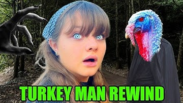 TURKEY MAN REWIND! TURKEYMAN CAUGHT on CAMERA! Scary Thanksgiving Movie with Aubrey and Caleb TURKEY MAN REWIND! TURKEYMAN CAUGHT on CAMERA! Scary Thanksgiving Movie with Aubrey and Caleb