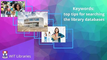 Top Tips for Searching the library databases