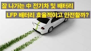 잘 나가는 中 전기차 및 배터리 LFP 배터리 효율적이고 안전할까