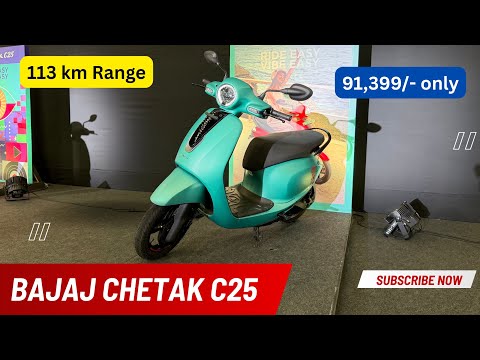 Bajaj Chetak C25 Electric Scooter Launch! | Price, Spec, Range | 2026 Review