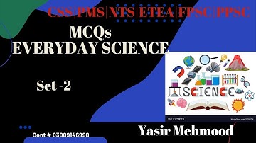 Everyday Science MCQs Set -2 #MCQs #EverydayScience #Ppsc #Fpsc #css #pms #nts#etea #chemgurdian