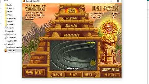 Zuma Deluxe: the path is shorter