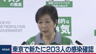 東京で203人の感染確認（2020年10月9日）