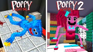 Poppy Playtime Chapter 1 & 2 - Full Map Gameplay in Minecraft PE [addon & map download]