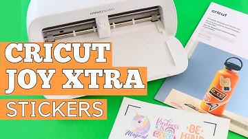 How to make Cricut Joy Xtra Stickers