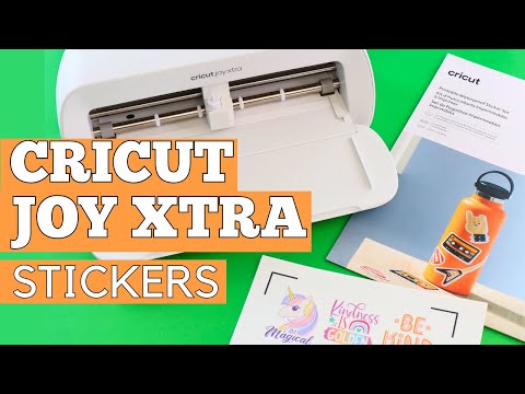 How to make Cricut Joy Xtra Stickers 