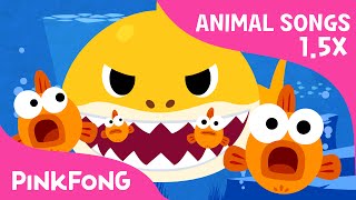 FASTER Version of Baby Shark | Faster and Faster! | Animal Songs | PINKFONG Songs for Children