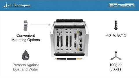 Hi-Techniques Echelon IP67 Rugged Data Acquisition System Introduction