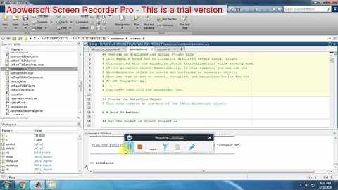 MATLAB OVERLAYING SIMULATED AND ACTUAL FLIGHT DATA