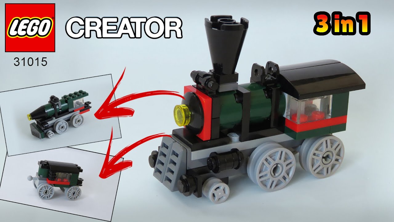 LEGO CREATOR - Emerald Express (31015 Speed Build Miniature Train) YouTube