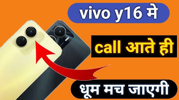 vivo y16 incoming call flashlight setting | vivo y16 call flashlight setting | call flashlight