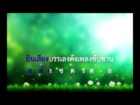 โน้ตคาราโอเกะเพลง ใกล้รุ่ง