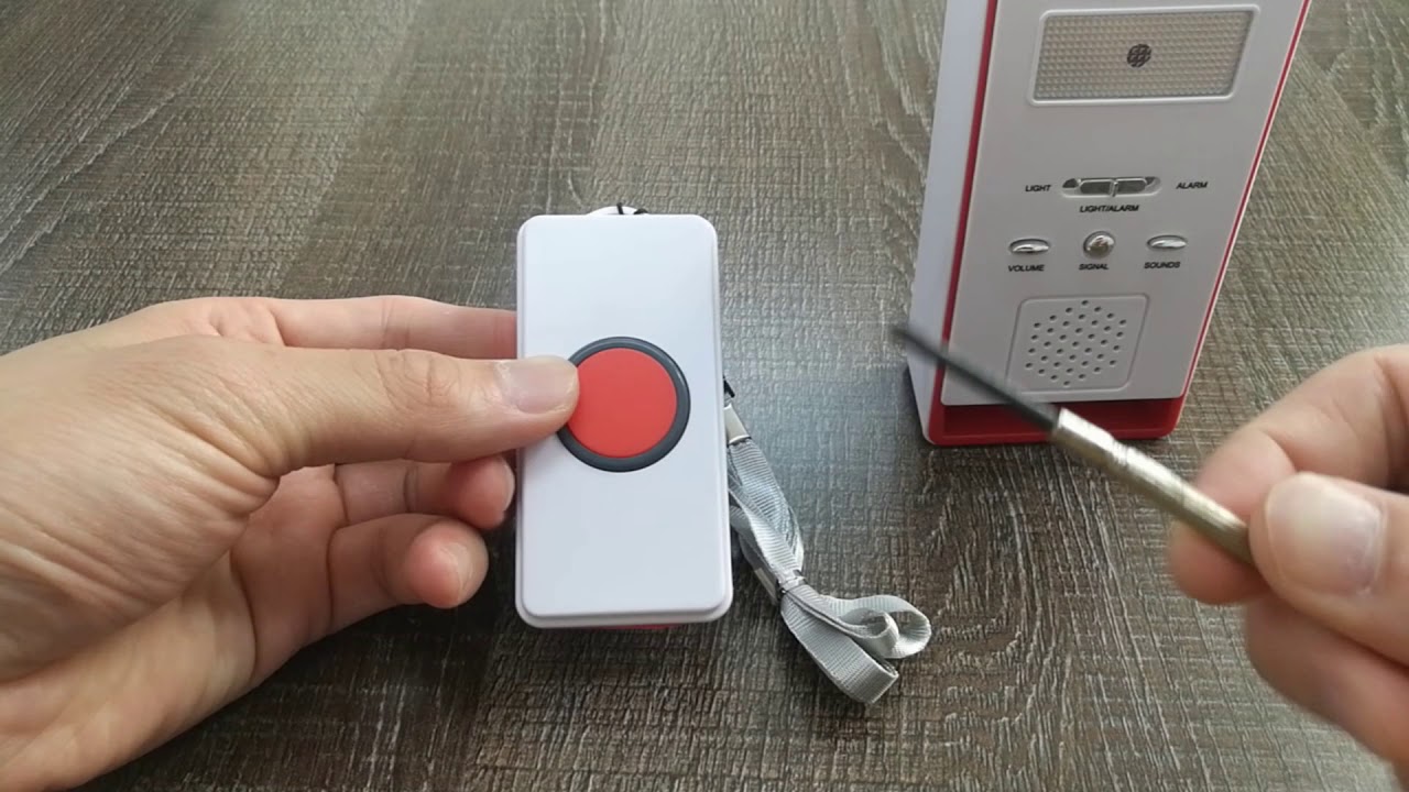 Ringdido Wireless Pager,Home Care Alert,Nurse Alert System Patient