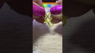 🥹Paper Clip How to make Heart 💕 #shorts
