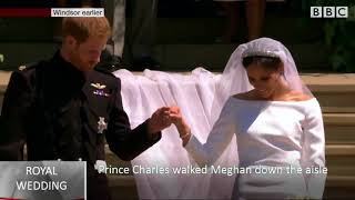 Prince Harry and Meghan Markle have been declared husband and wife,