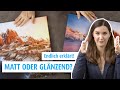 Fotos matt oder glnzend tipps zu verschiedenen bildmaterialien