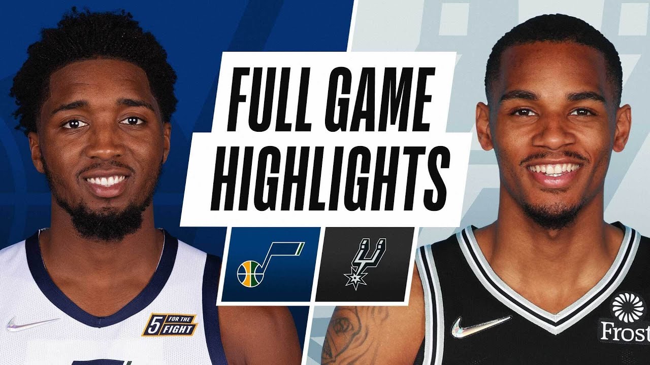 Game Recap Spurs 111, Jazz 85 YouTube