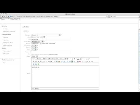 How to.. add contact form to your FLASH BLOG TEMPLATE?