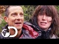 Lena Headey Jumps Off A Cliff Into Freezing Water | Running Wild With Bear Grylls