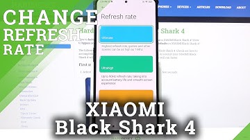 How to Change Display Refresh Rate on XIAOMI Black Shark - Display Settings