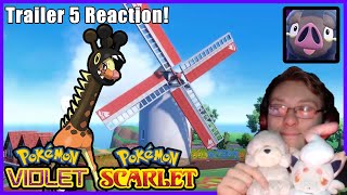 Pokémon Scarlet \& Violet Trailer 5 Reaction! F A R I G I R A F
