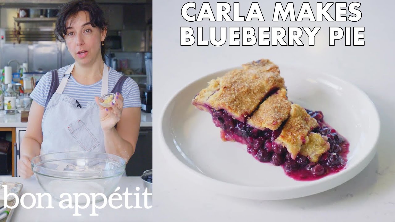 Carla Makes Blueberry-Ginger Pie   From the Test Kitchen   Bon Apptit