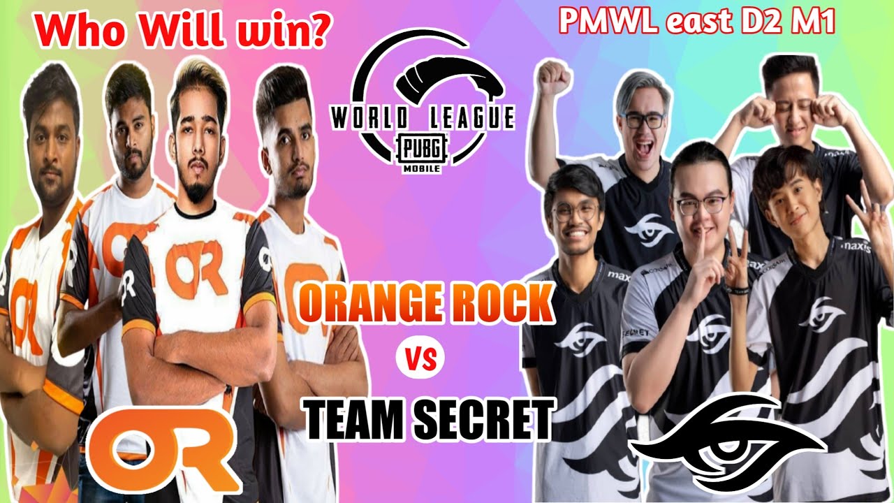𝐎𝐫𝐚𝐧𝐠𝐞𝐑𝐨𝐜𝐤 intense 𝟒𝐯𝟒 fight🆚𝐓𝐞𝐚𝐦𝐒𝐞𝐜𝐫𝐞𝐭 | competitive clutch |PMWL highlight| PMWL east D2 M1|