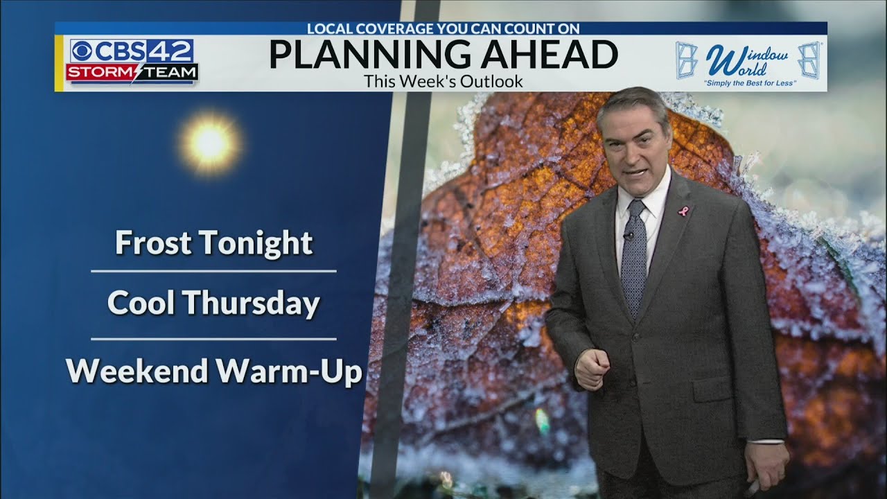 October 16th CBS 42 News at 4 pm Weather Forecast - YouTube