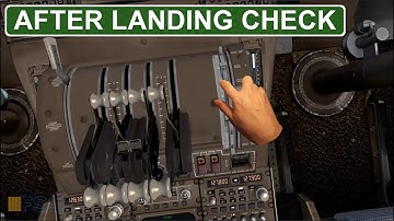 Microsoft Flight Simulator Boeing 747 AFTER LANDING AND SECURING TUTORIAL