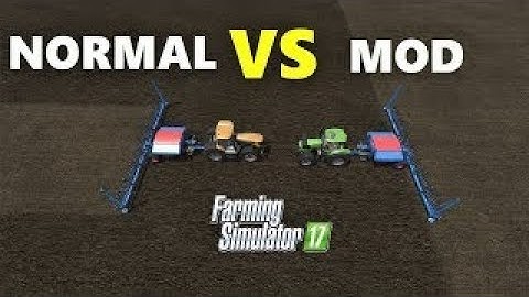 Farming Simulator 17 : NORMAL VS MOD!!! Tools Comparison SOWING MACHINES