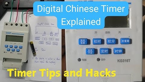 How to Set Chinese Digital Timer || Chinese Digital Timer Programming Tutorial@Mr.Electricdiy
