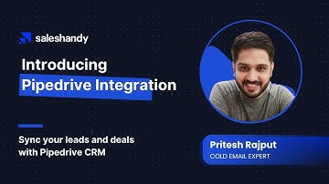 Introducing Pipedrive Integration | Saleshandy