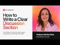 How to Write a Clear Discussion Section | Step-by-Step Guide | Prof. Benita Oliver