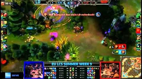 LD Nukeduck TF VS NIP Bjergsen Karthus Highlights   EU LCS W9D1 Summer 2013 MUST SEE