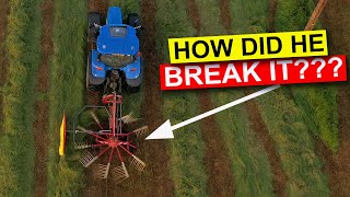 JOHN BROKE THE RAKE... John McClean | FarmFLiX