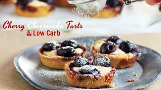 Cherry Cheesecake Tarts Low Carb