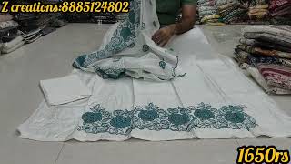 Designer pure Muslin n cotton premium collection now available😍..single pc 🚚 available all over 🇮🇳!! screenshot 3