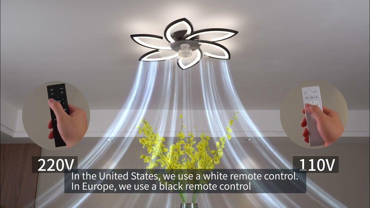 Flower Ceiling Fan Light Assembly Instructions YouTube