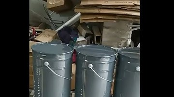 Automatic one head metal pail bucket filling crimping machine