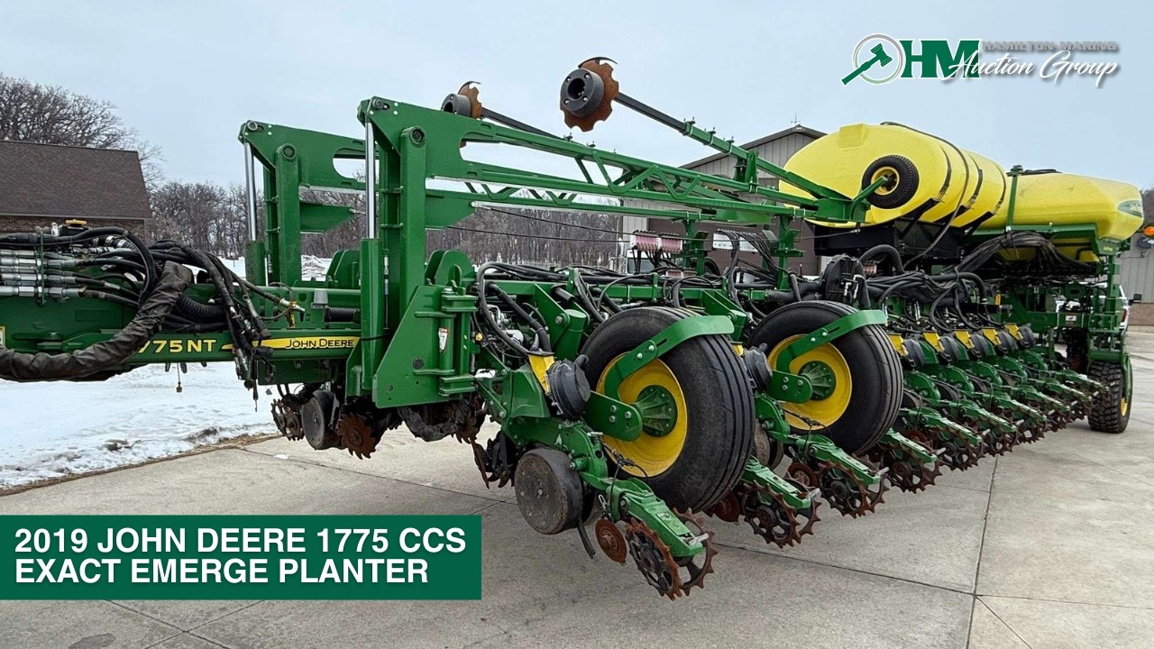 2019 John Deere 1775 CCS Exact Emerge Planter Selling at Auction March 28, 2026