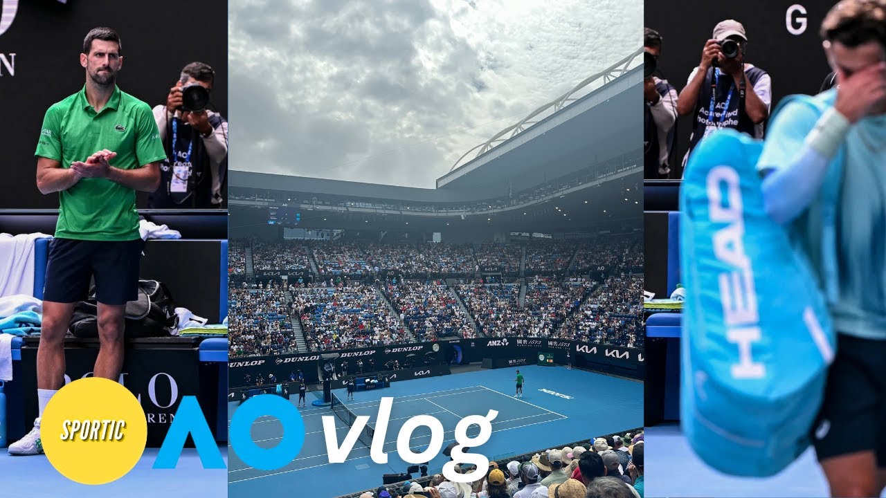 Djokovic Was Down 2 Sets…Then This Happened! | Australian Open Vlog