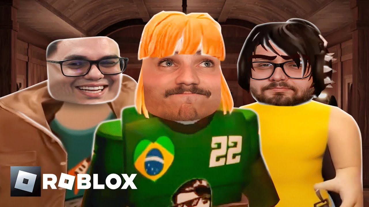 JOGAMOS TERROR NO ROBLOX | Roblox com amigos
