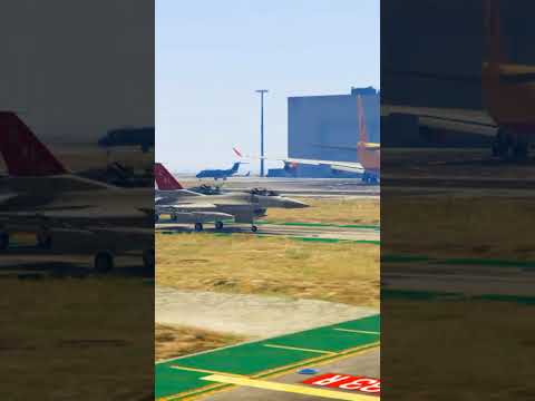High Speed Jets And Tank Attack On Army Convoy GTA5