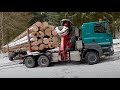 Tatra Phoenix při přepravě celých délek s oplenem