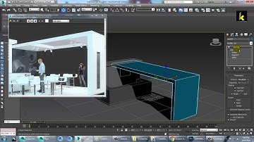 Tutorial on Modeling ,Texturing and Lighting  a 3d stall using Vray in 3dsmax ( Part 1)