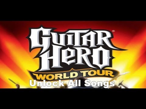 Guitar Hero World Tour - Unlock All Songs