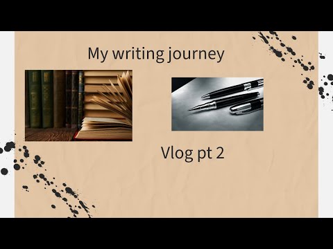 My Writing Vlog pt 2 - YouTube