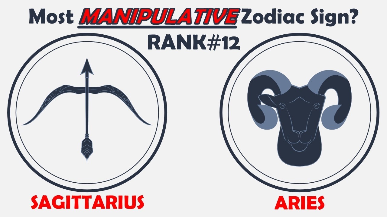 Most MANIPULATIVE Zodiac Sign Rank 12 - YouTube