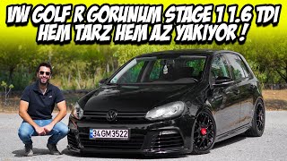 VW GOLF 6 1.6 TDi Stage 1 / Modifiyeli / RLine Görünüm ve Coilover / Gazlama / Yakıt / Kronik Sorun